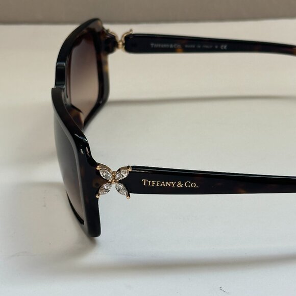 Tiffany & Co TF4047B Square Sunglasses | Brown Tortoise Shell - Picture 5 of 6